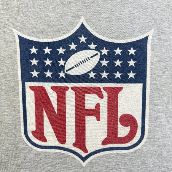 NFL Team Apparel Gray Casual Workout Gym T‑Shirt - Picture 3 of 10
